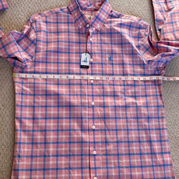 Johnnie-O Oscar Hangin Out button down shirt pink Large - Picture 6 of 11